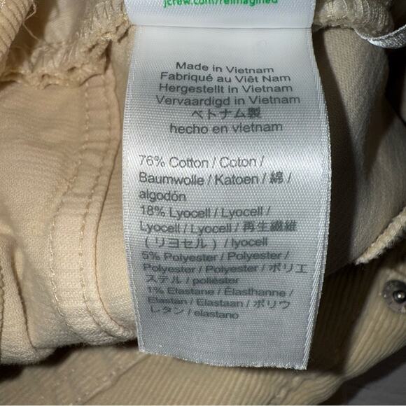 J. Crew NEW Women's Slim-Straight Corduroy Pants in Pale Bone  Size 30 - Picture 10 of 11